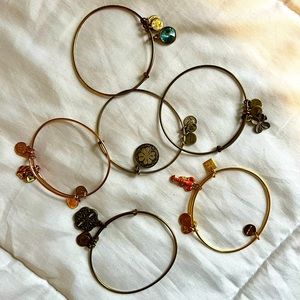 Lot of 6 Alex & Ani bangles